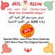 Offer extra 20% ( 0.568 ml )Arts Resin Kit 16 onz / offer 20% more than the original quantity / 0.568 ml/ 0.624 kg Offer extra 20% ( 0.568 ml )Arts Resin Kit 16 onz / offer 20% more than the original quantity / 0.568 ml/ 0.624 kg